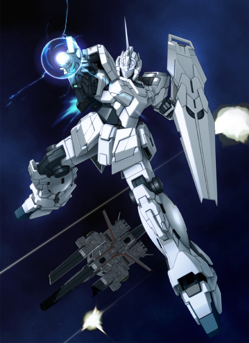 unicorn gundam (gundam and 1 more) drawn by nagi-kaze