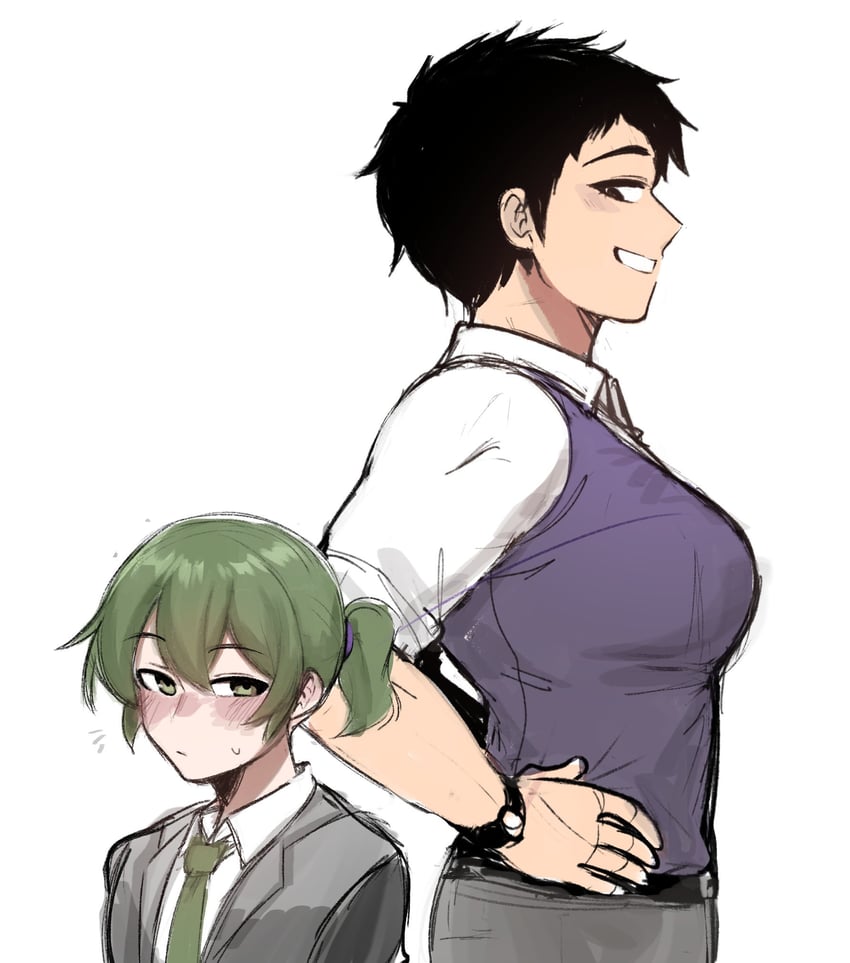 igarashi futaba and takeda harumi (senpai ga uzai kouhai no hanashi) drawn by panqlao