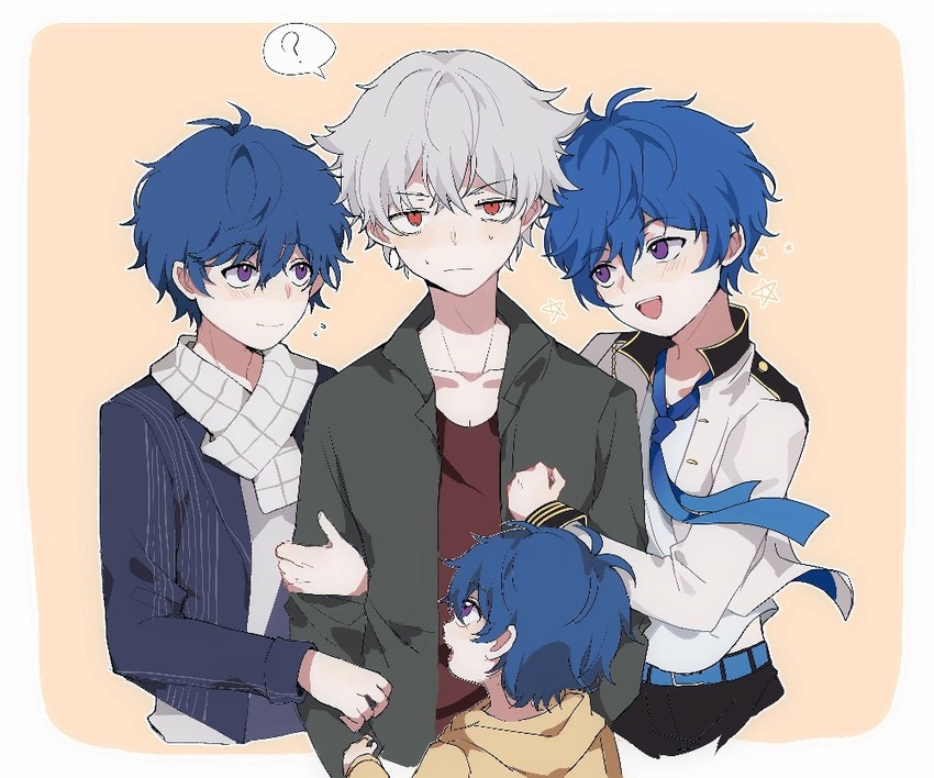 nanahoshi ren and asahi nayuta (from argonavis) drawn by yukiya_(8678277)