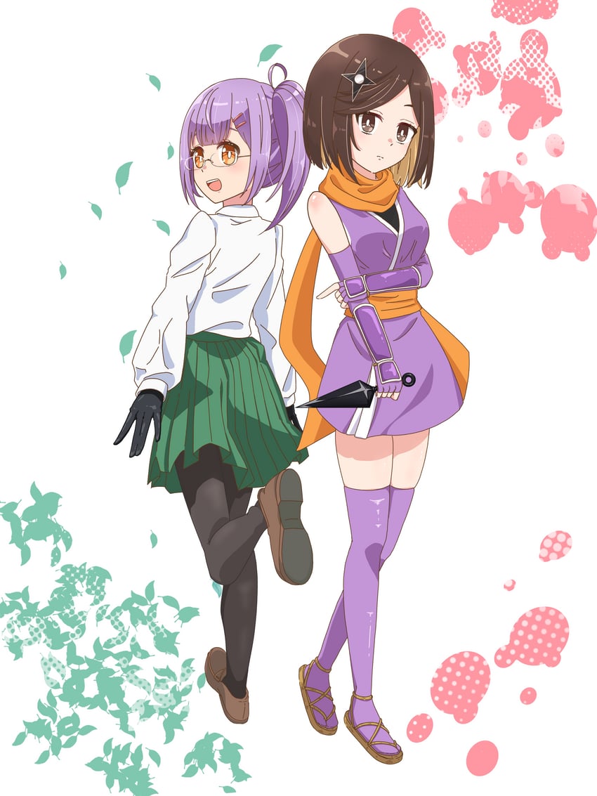 kusagakure satoko and koga konoha (ninja to koroshiya no futarigurashi) drawn by user_xpcj3772