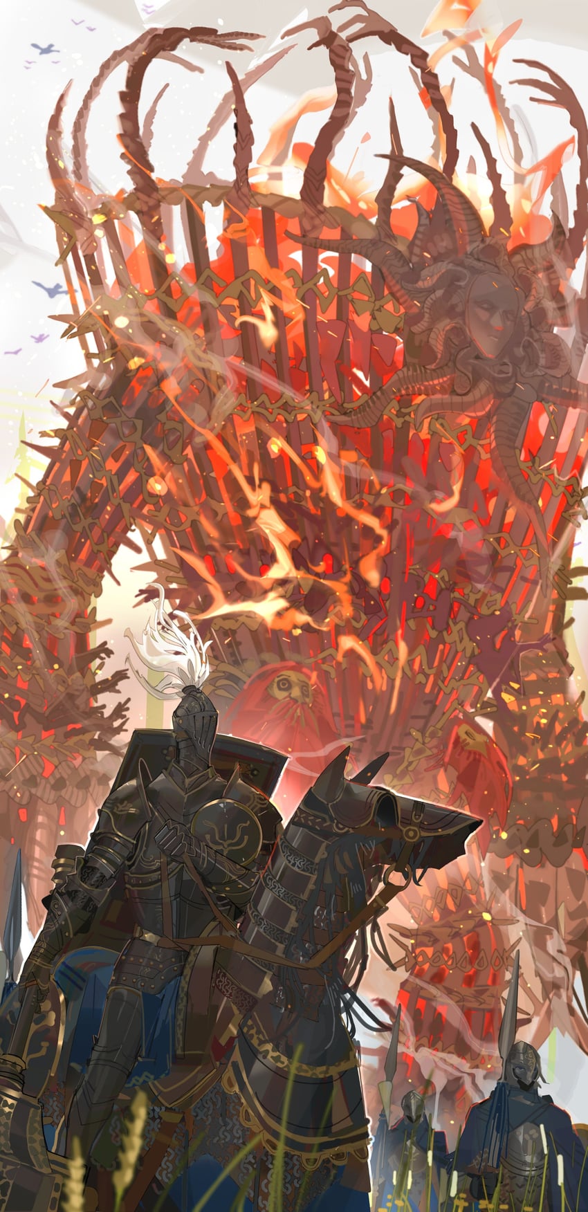 furnace golem (elden ring and 1 more) drawn by nslacka