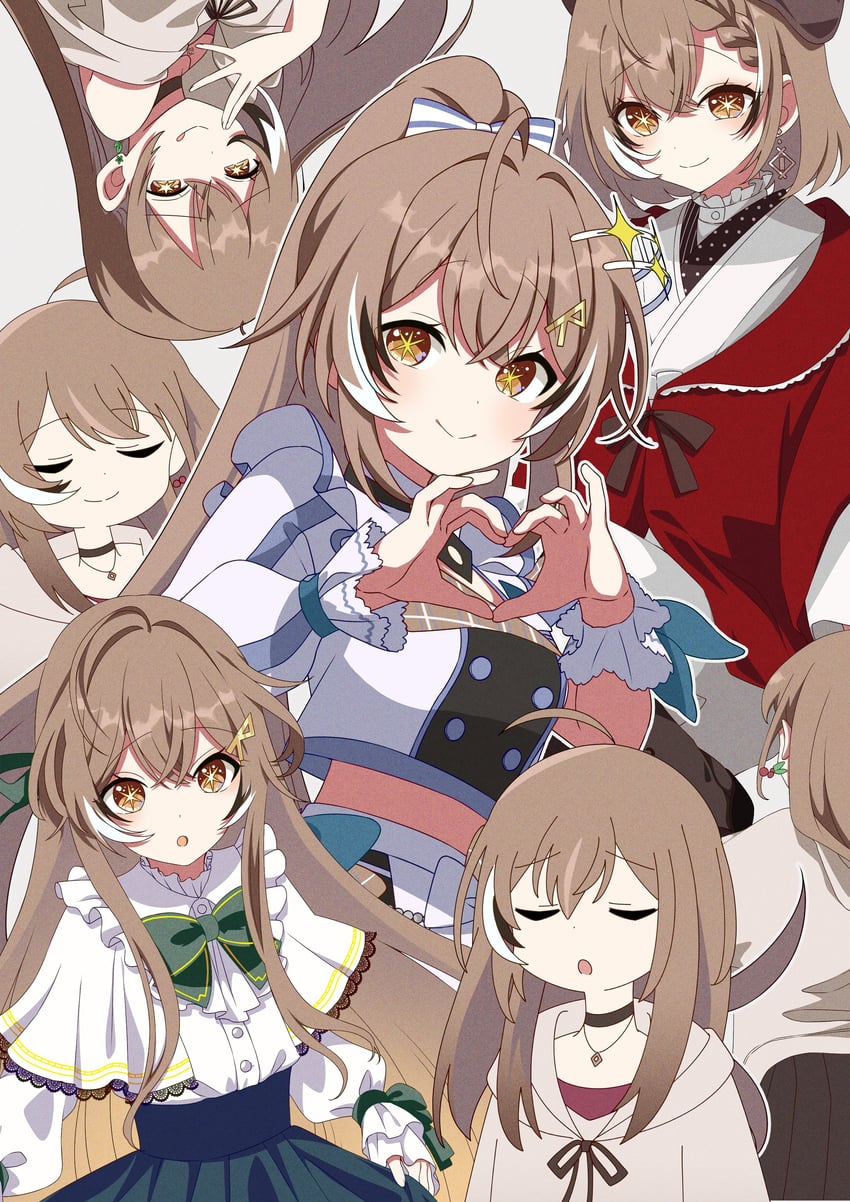 nanashi mumei (hololive and 3 more) drawn by hutaba_haru