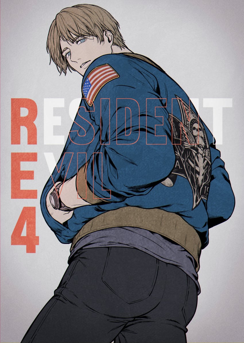 leon s. kennedy (resident evil and 1 more) drawn by dbox_2525