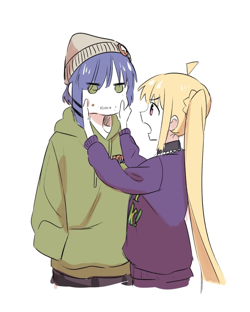 ijichi nijika and yamada ryo (bocchi the rock!) drawn by gganchan