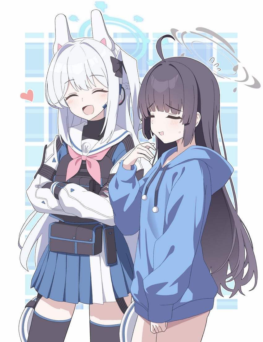 miyu and miyako (blue archive) drawn by vector_(dmlddmld00)