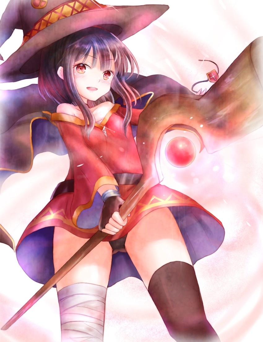 megumin (kono subarashii sekai ni shukufuku wo!) drawn by kinomtan