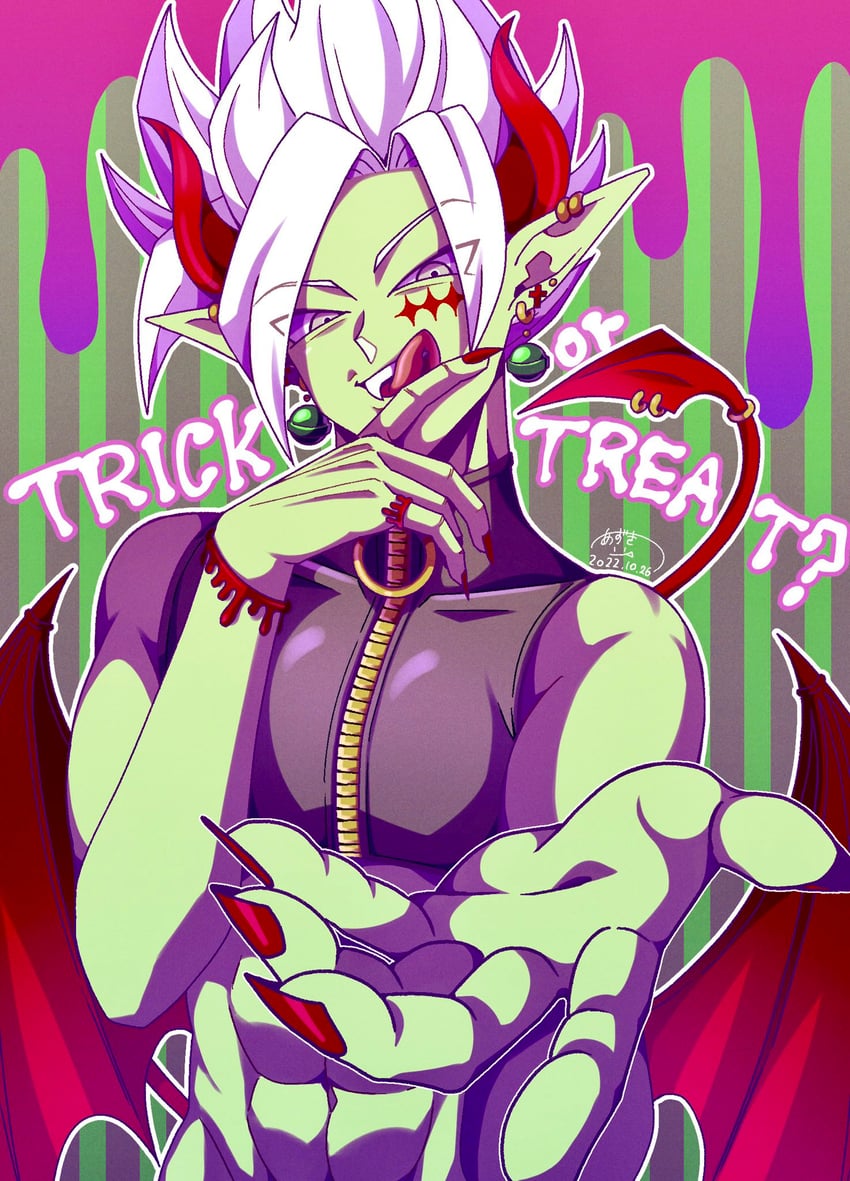 zamasu and fused zamasu (dragon ball and 1 more) drawn by takashiho09300104