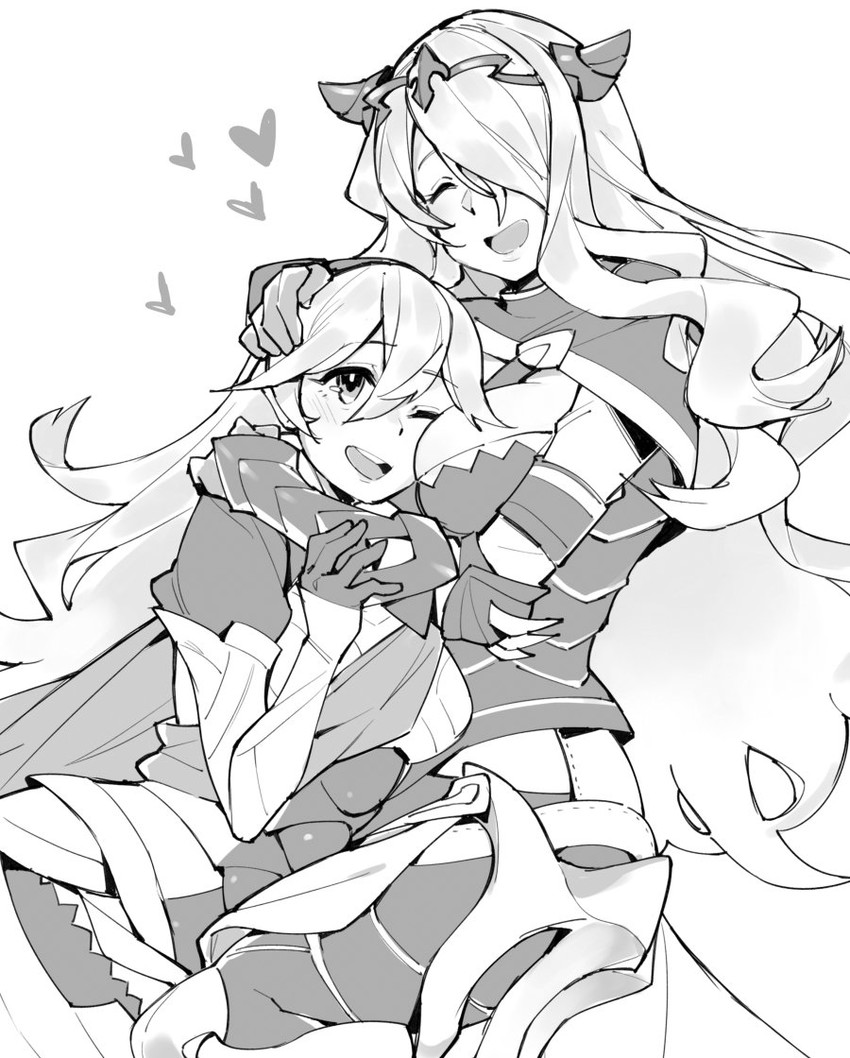 female corrin and camilla (fire emblem and 1 more) drawn by ge-b