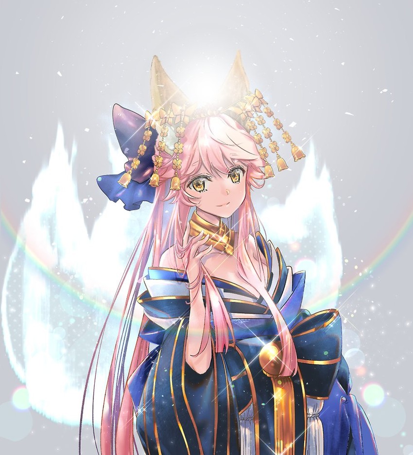 tamamo and tamamo no mae (fate and 2 more) drawn by kurusu_piyo