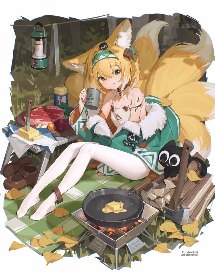 suzuran, luo xiaohei, and heixiu (arknights and 1 more) drawn by bilibili_xiaolu