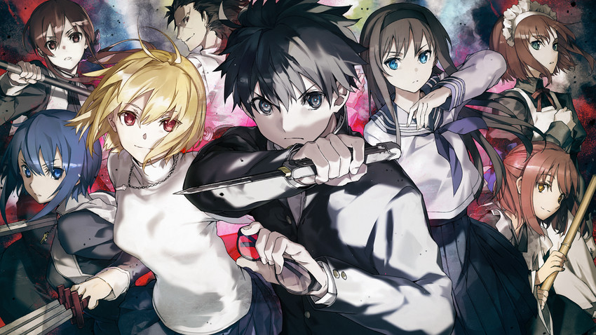 arcueid brunestud, ciel, tohno akiha, kohaku, tohno shiki, and 3 more (tsukihime and 2 more) drawn by bunbun