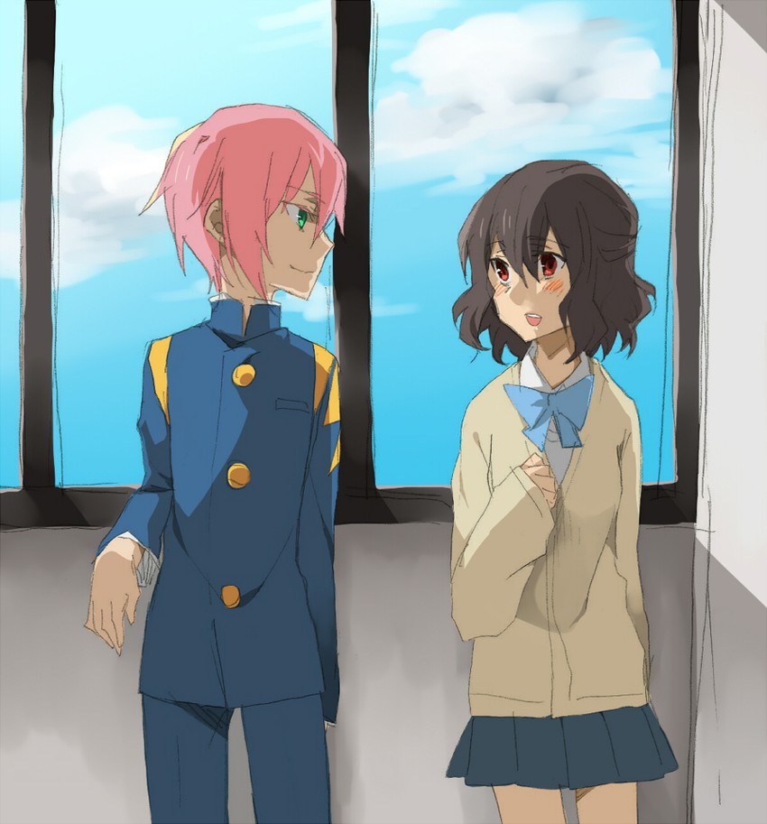 kirino ranmaru and shindou takuto (inazuma eleven and 1 more) drawn by catgirl0926