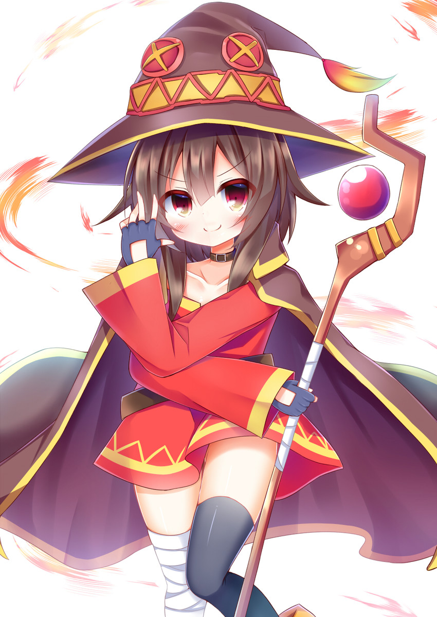 megumin (kono subarashii sekai ni shukufuku wo!) drawn by esureki