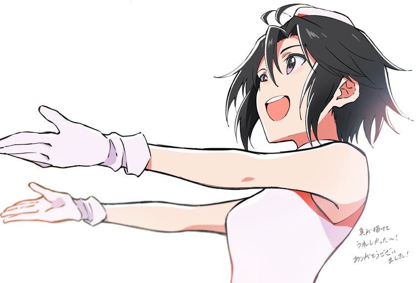 kikuchi makoto (idolmaster and 2 more) drawn by moyasitteyu