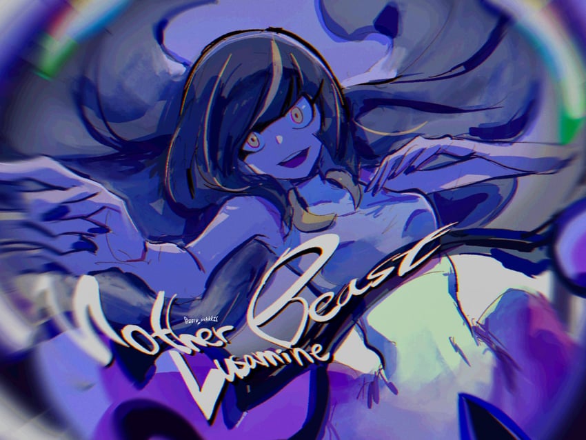 lusamine and lusamine fused (pokemon and 1 more) drawn by zs_(zero_sickkkzs)
