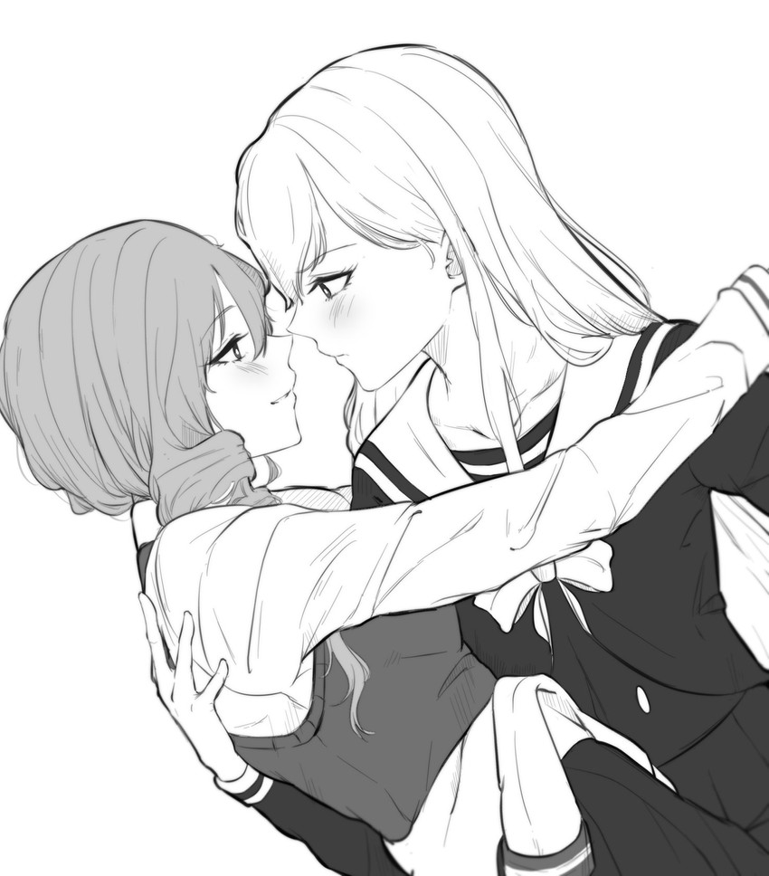 tsuruhime yachiyo and yumeoji fumi (shoujo kageki revue starlight and 1 more) drawn by coronanredhead