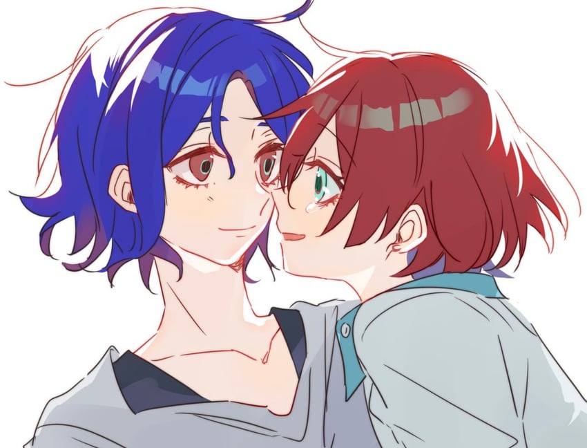 amate yuzuriha and shuji ito (gundam and 1 more) drawn by wano_(ha_nnnn0)