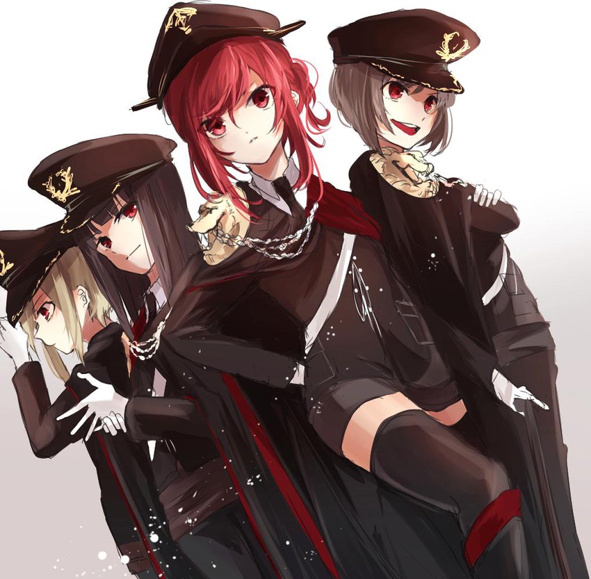 hms orion, hms thunderer, hms monarch, and hms conqueror (original and 1 more) drawn by miwano_rag