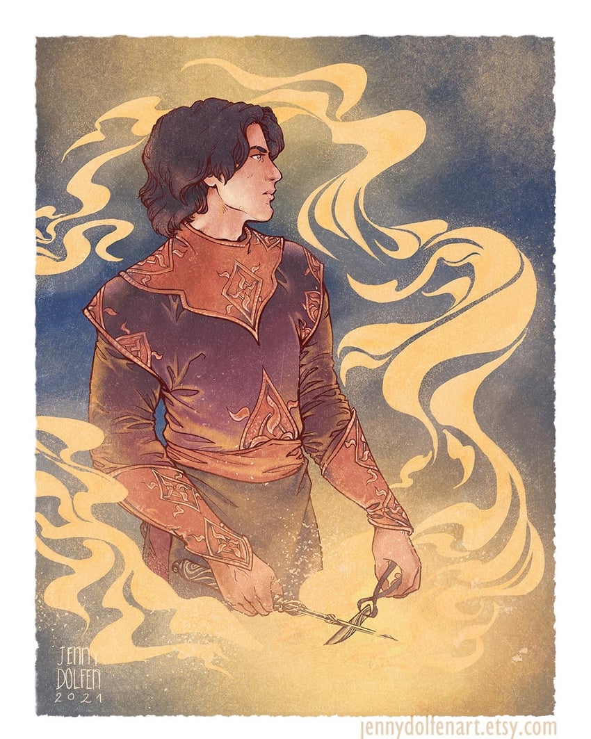 feanor (tolkien's legendarium and 1 more) drawn by jenny_dolfen