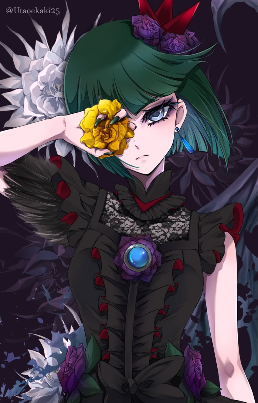 dark precure (precure and 1 more) drawn by uta_(yagashiro25)