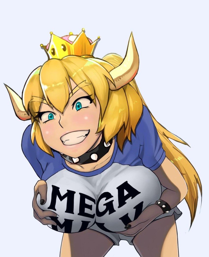 bowsette (mario and 1 more) drawn by shiden_akira