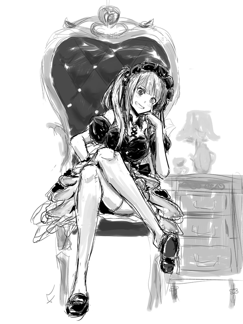 mdr and kuro (girls' frontline and 1 more) drawn by chika_(keiin)