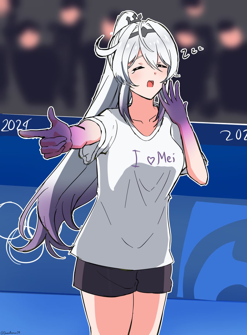 kiana kaslana and yusuf dikec (honkai and 3 more) drawn by owenramos39