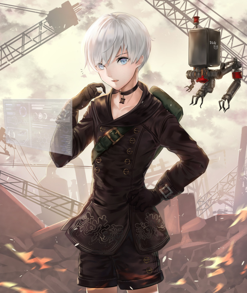 9s (nier and 1 more) drawn by ttaji_(pass35)