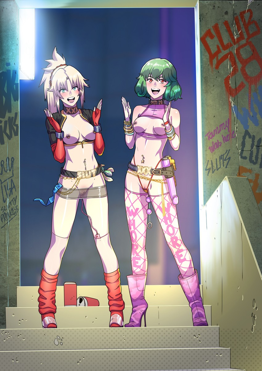 kazami yuuka and mordred (touhou and 3 more) drawn by tekuho_no_habo