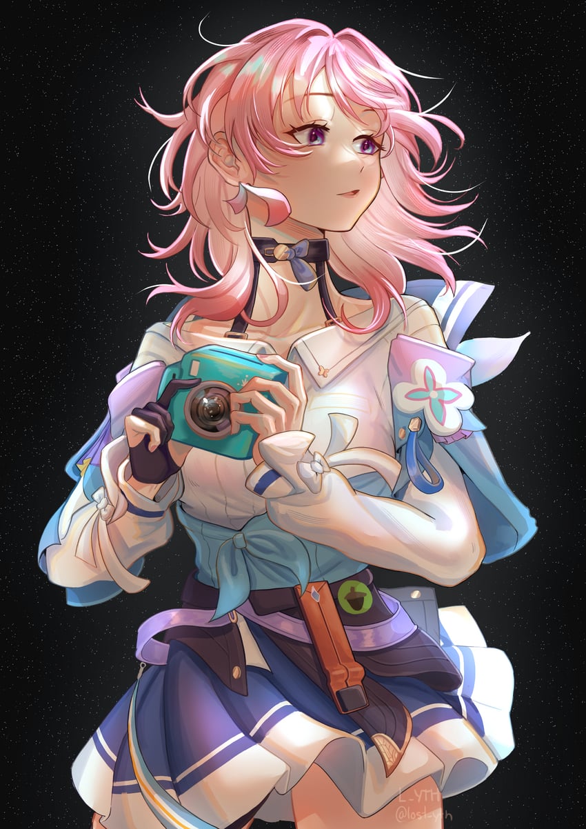 march 7th (honkai and 1 more) drawn by l_yth