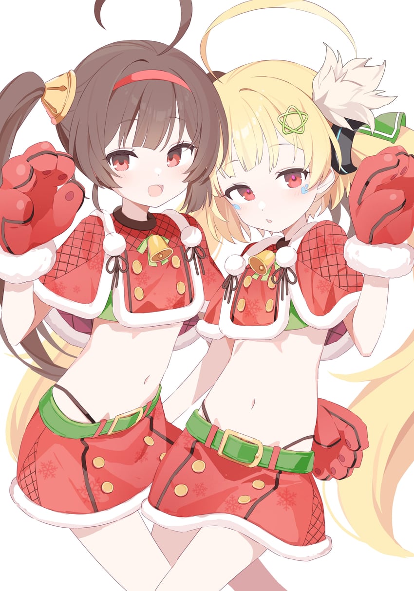 eldridge and ping hai (azur lane) drawn by urotsuki_(ku9625)