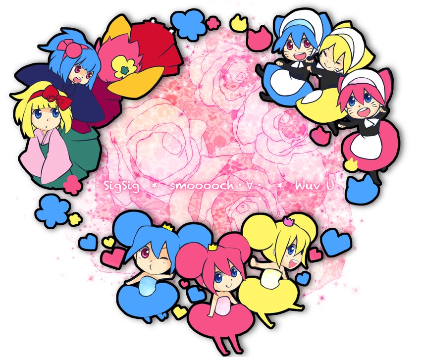 sigsig (bemani and 6 more) drawn by bonne_c