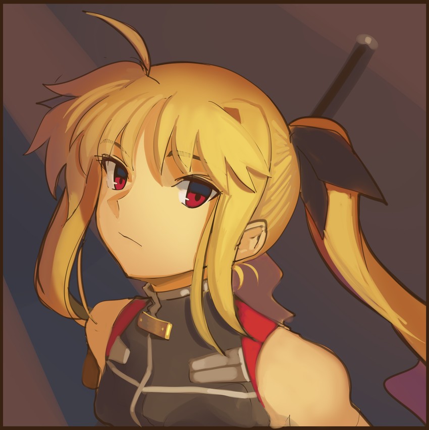 fate testarossa (lyrical nanoha and 2 more) drawn by boa_(brianoa)