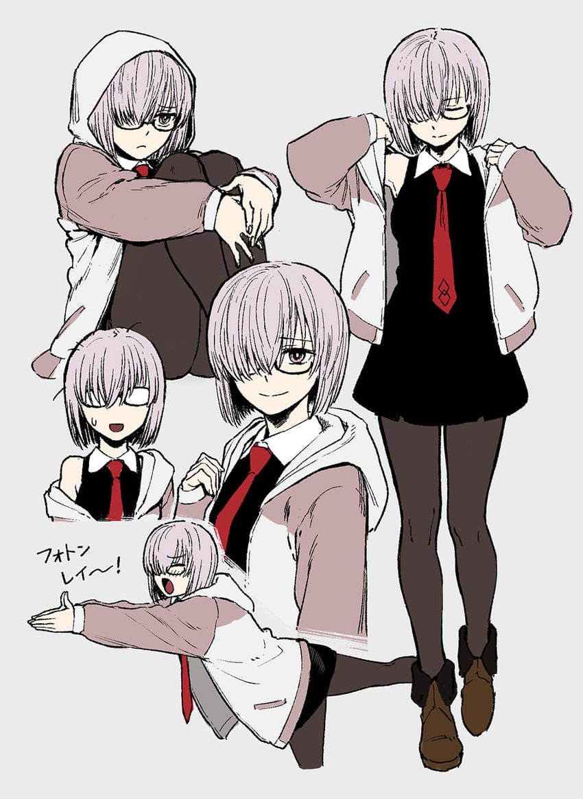 mash kyrielight (fate and 1 more) drawn by b_suke
