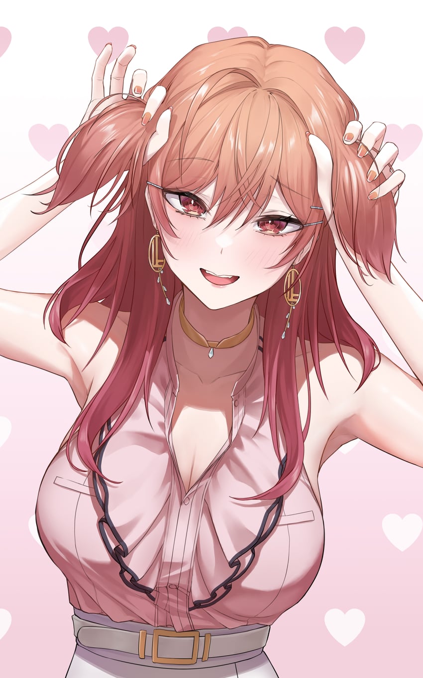 ichijou ririka (hololive and 1 more) drawn by steelball_(jwk76806995)