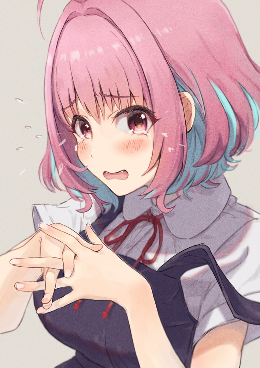 yumemi riamu (idolmaster and 1 more) drawn by ta202161