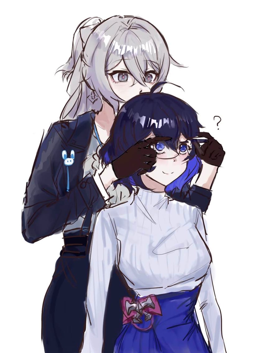 bronya zaychik and seele vollerei (honkai and 1 more) drawn by oldsprout1108