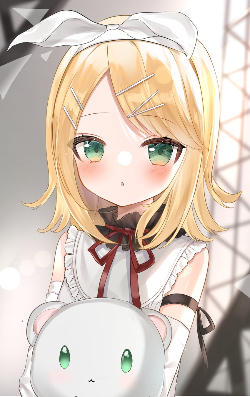 kagamine rin and 25-ji rin (vocaloid and 1 more) drawn by okome2028