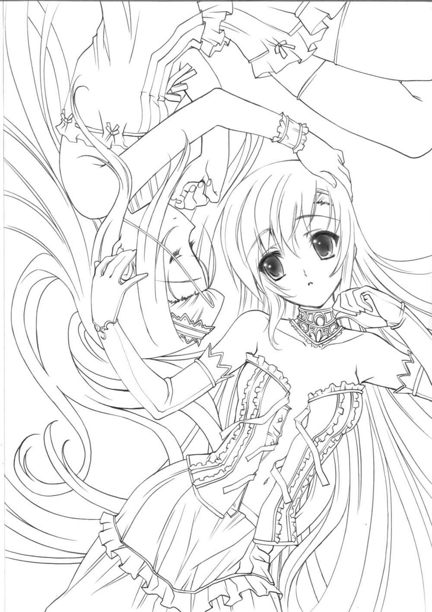 katsura hinagiku and hanabishi miki (hayate no gotoku!) drawn by senomoto_hisashi