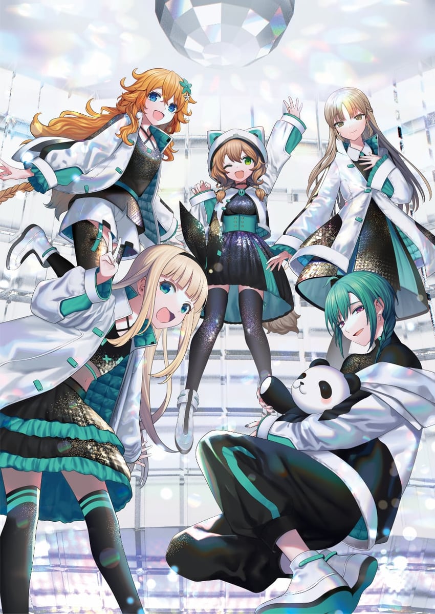 sister claire, mononobe alice, ryuushen, warabeda meiji, and otogibara era (nijisanji)
