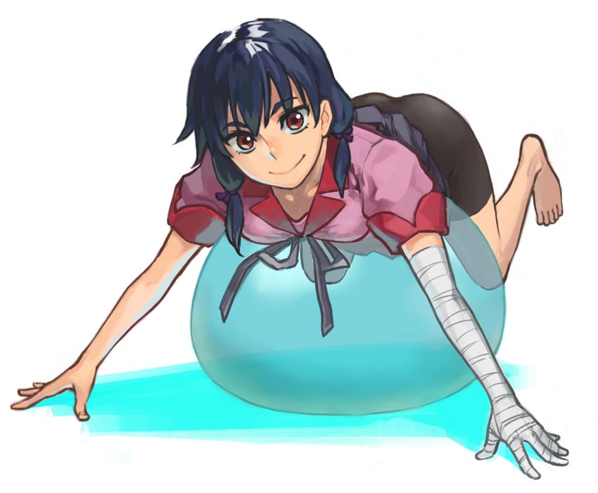 kanbaru suruga (monogatari and 1 more) drawn by b_suke