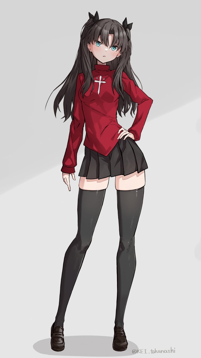 tohsaka rin (fate and 1 more) drawn by takanashi_kei_(hitsujikan)