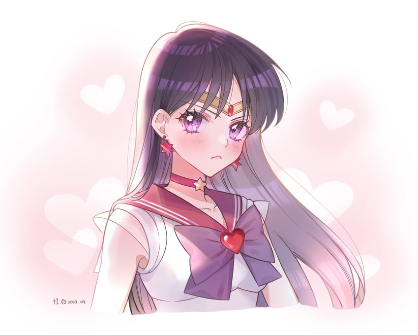 hino rei, sailor mars, and super sailor mars (bishoujo senshi sailor moon) drawn by +1_(yakusoku0722)