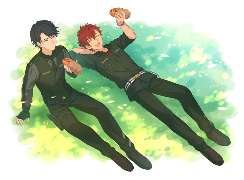 otori akira and brad beams (helios rising heroes) drawn by sekina