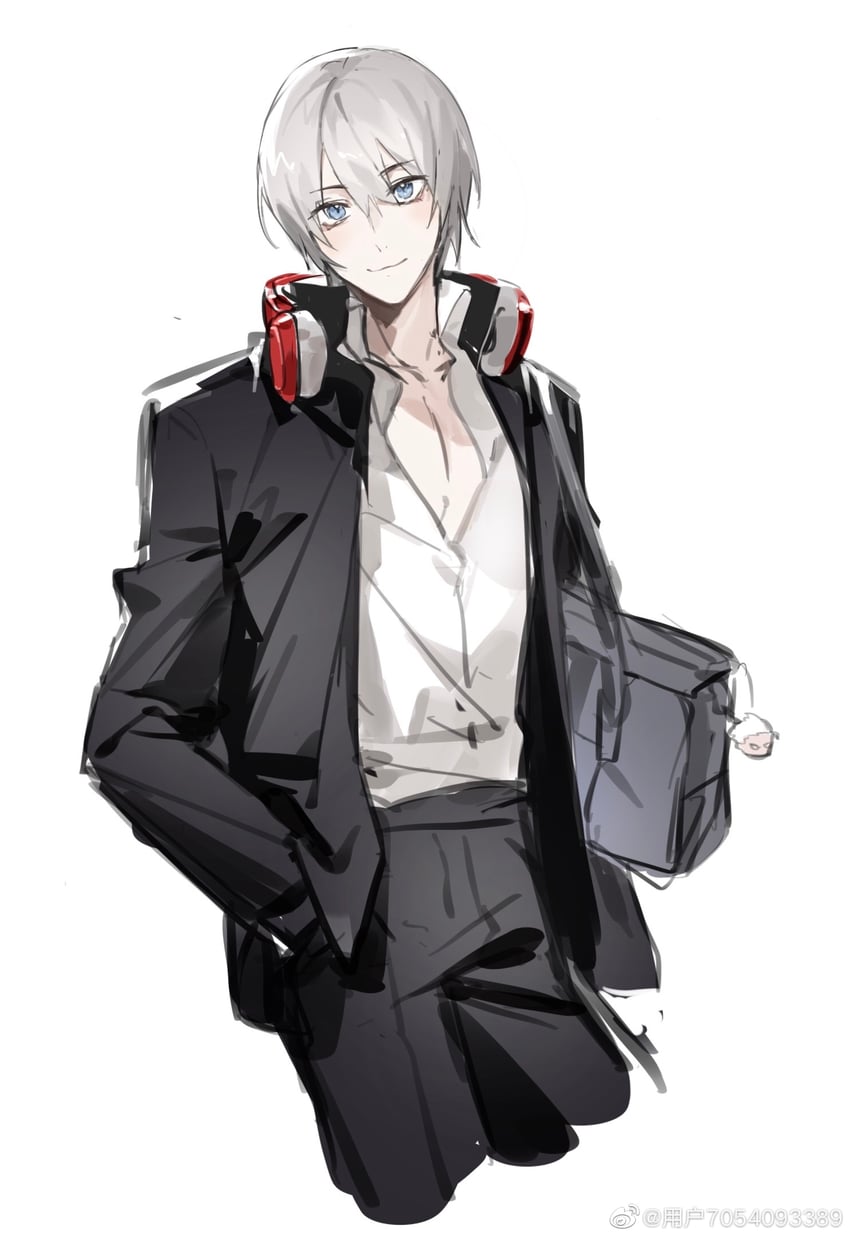dante (devil may cry and 1 more) drawn by weibo_7054093389