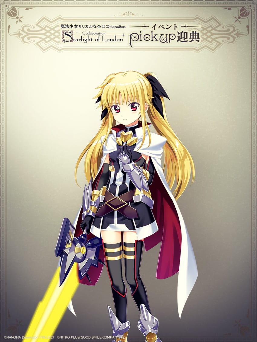 fate testarossa and bardiche (lyrical nanoha and 2 more) drawn by fujima_takuya