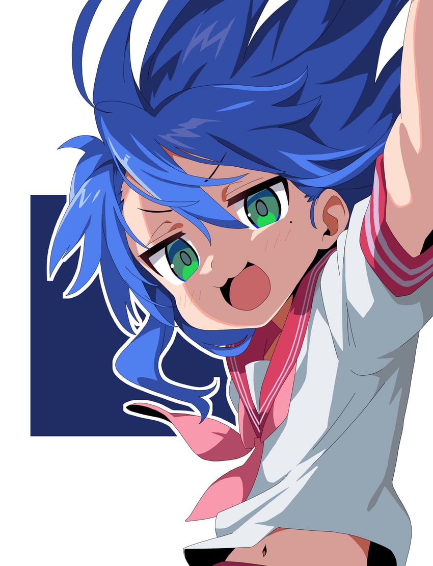 izumi konata (lucky star) drawn by maorisu_henkyo_haku