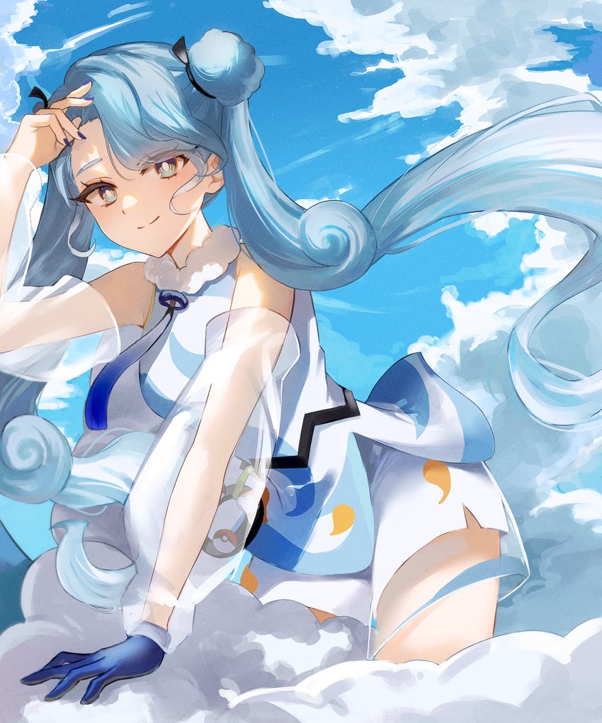 hatsune miku and flying miku (pokemon and 2 more) drawn by chouxdb