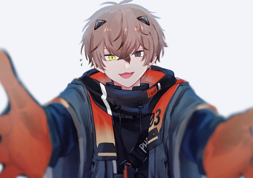 alban knox (nijisanji and 1 more) drawn by ssrkrk_v