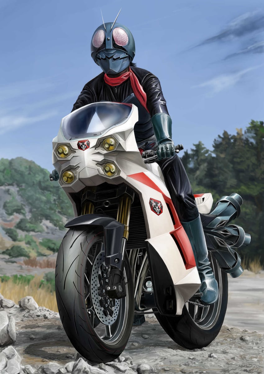kamen rider 1 (kamen rider and 1 more) drawn by gattyo